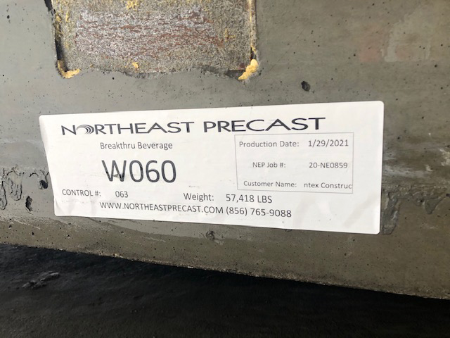 Northeast Precast PC-10's in panels
